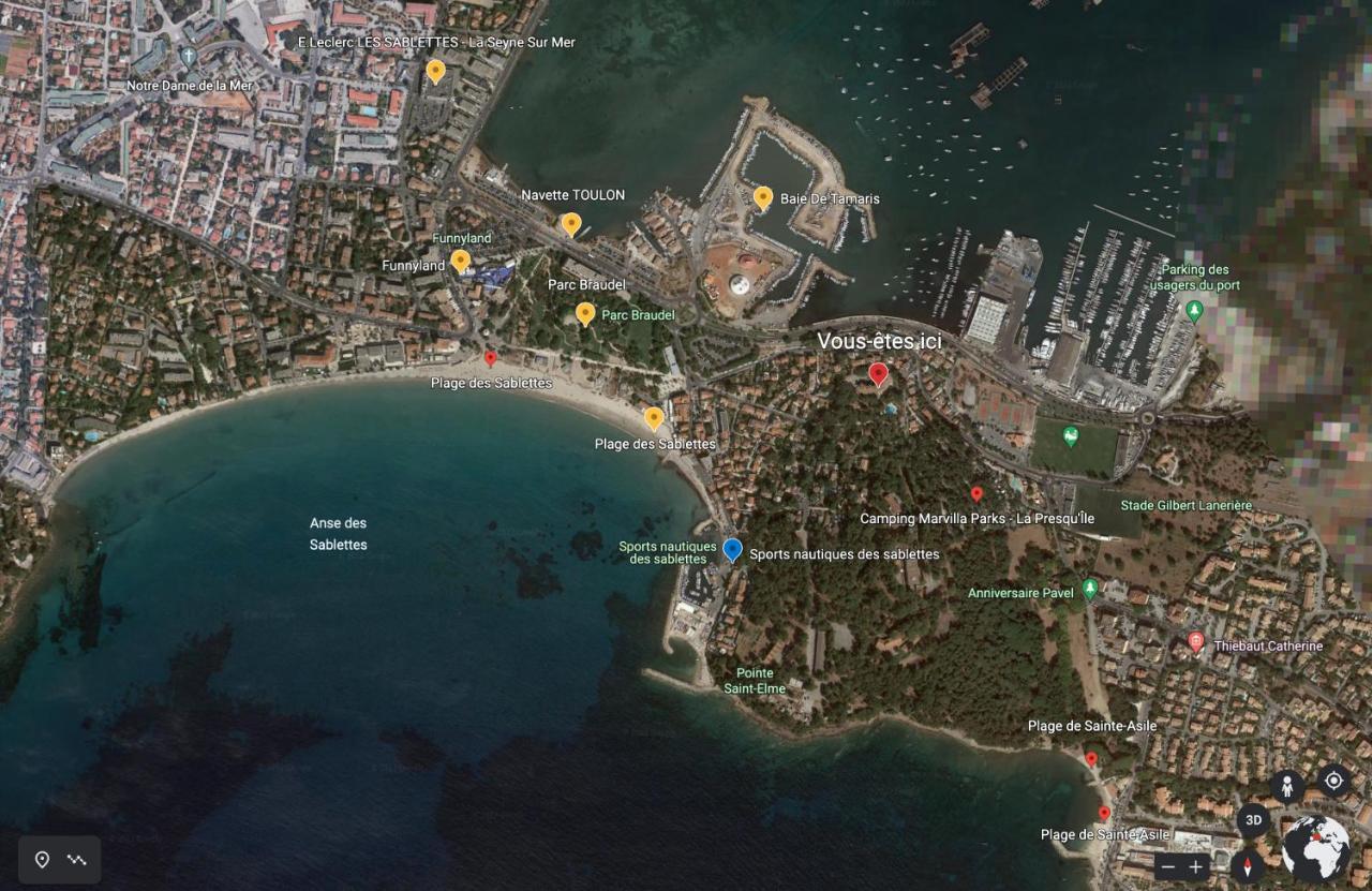 T1 avec Piscine à 300m des Plages pour 4 personnes - Résidence SAINT ELME La Seyne-sur-Mer Extérieur photo